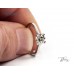  Годежен Пръстен 18К Бяло Злато със  Сертификат IGI  Bloom Jewellery